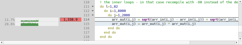 SPE sample in the Source Code Editor