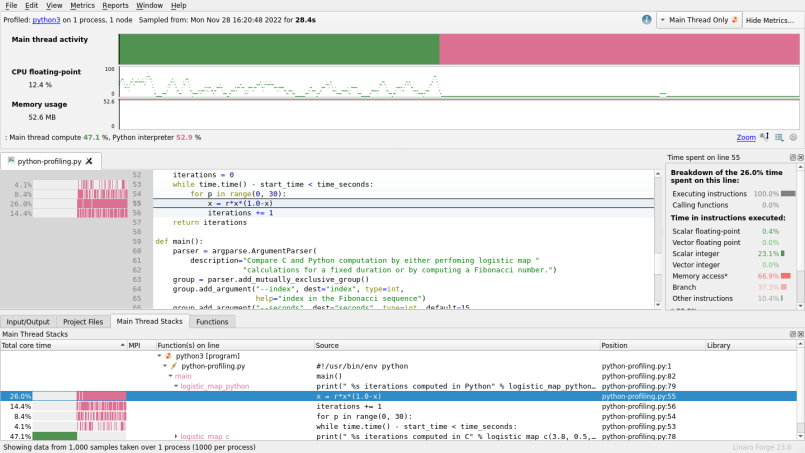 Viewing Python profiling results