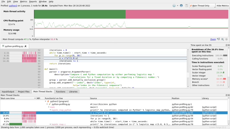 Viewing Python profiling results