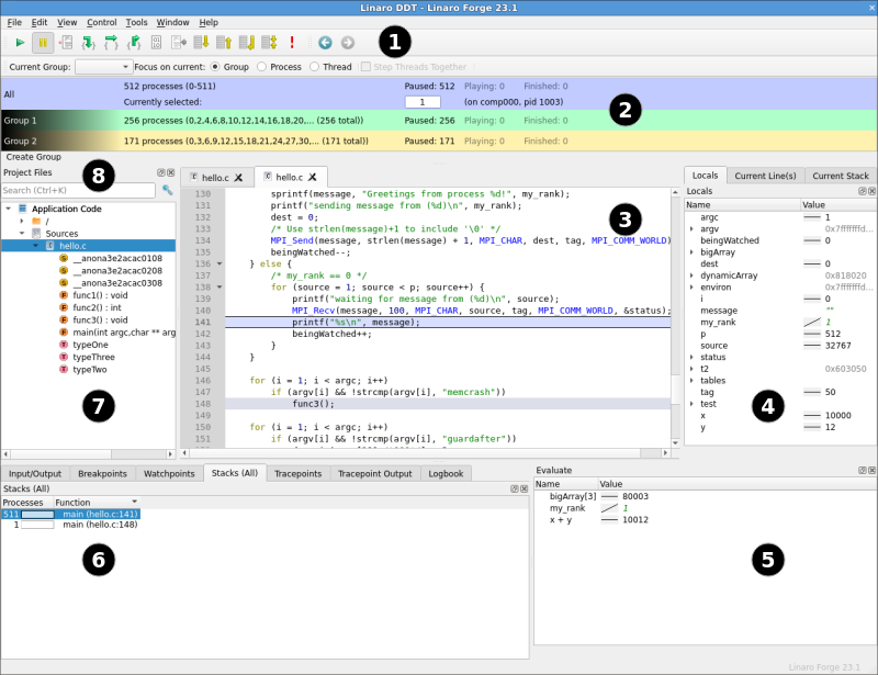 DDT main window