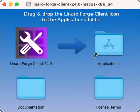 Mac remote client installation — Linaro Forge 24.1.1 documentation