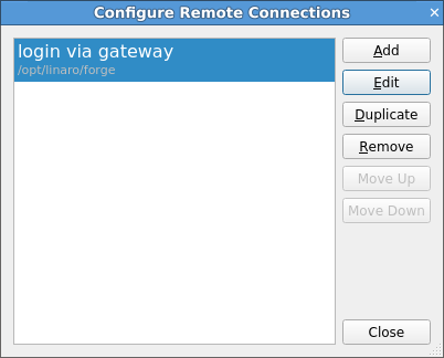 Remote connections dialog — Linaro Forge 24.1.2 documentation