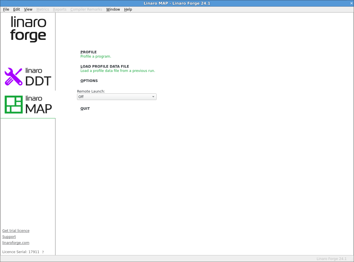 Welcome page — Linaro Forge 24.1.2 documentation