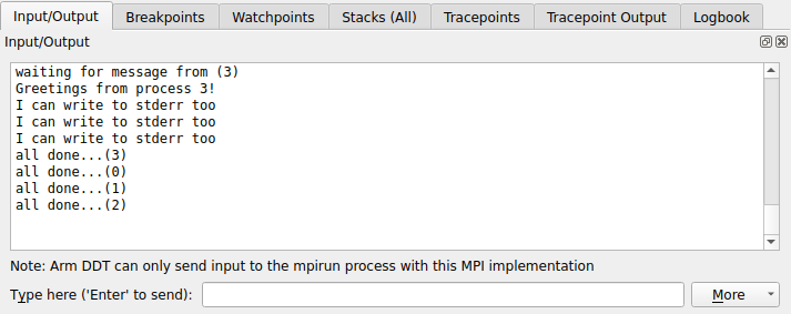 Standard output