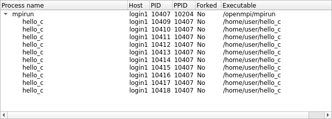 Attaching with Open MPI