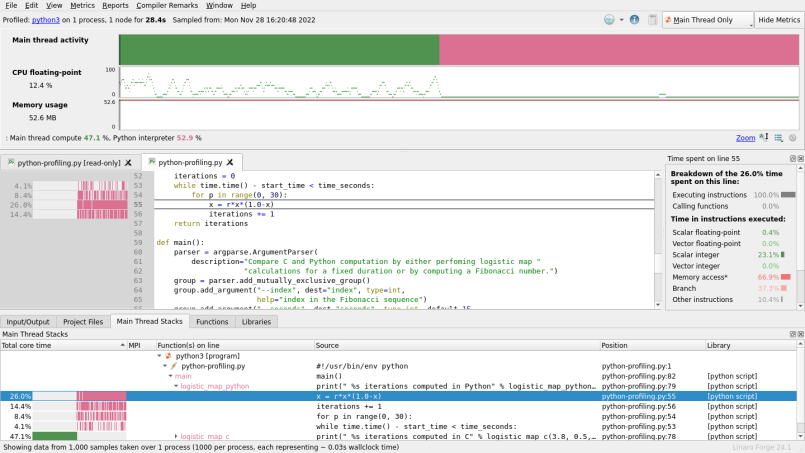 Viewing Python profiling results