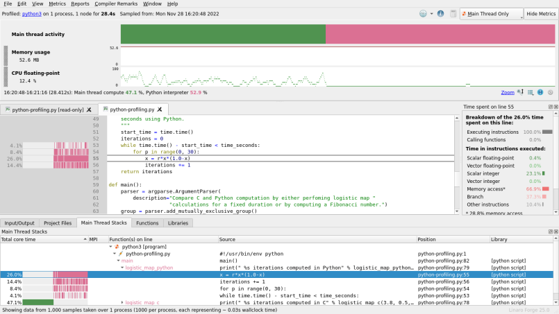 Viewing Python profiling results