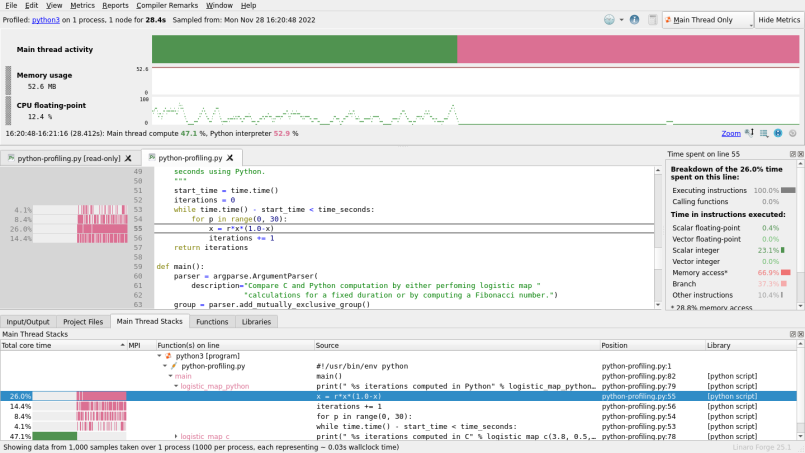Viewing Python profiling results
