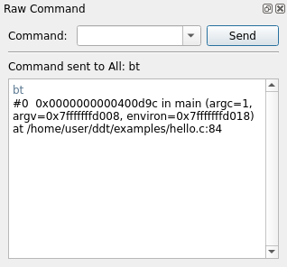 Raw Command window